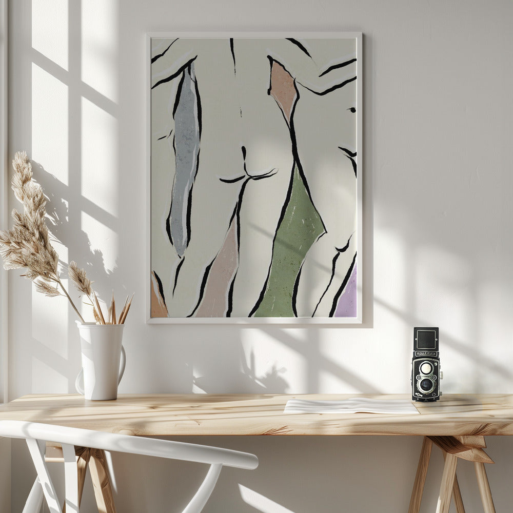 In The Bathhouse - Poster / Art Print - interiör