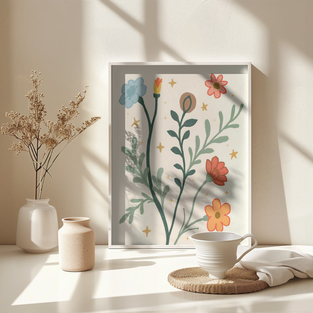 Magic Beans Plant - Poster / Art Print - interiör