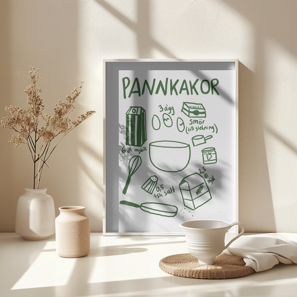 Pannkakor - Poster / Art Print - interiör
