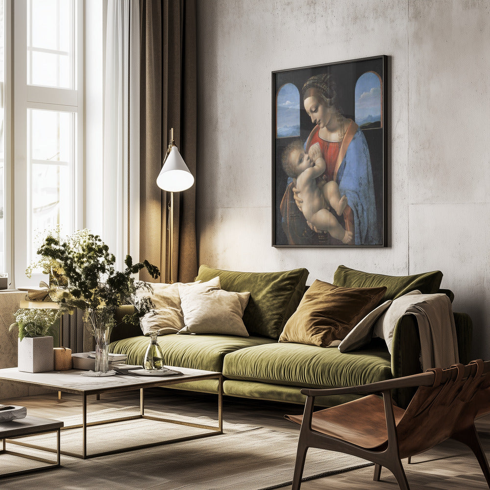 Madonna Litta - Poster / Art Print - interiör