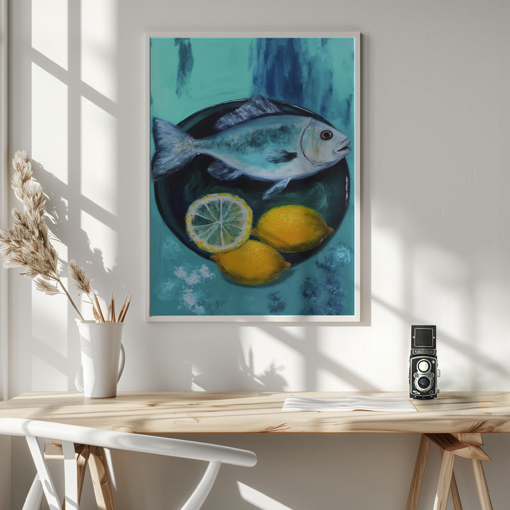 A Fishplate - Poster / Art Print - interiör