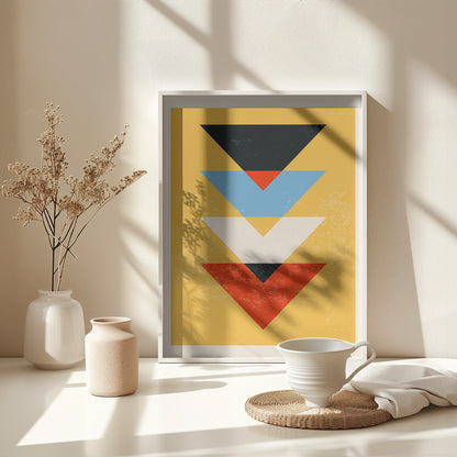 Minimal Abstract Shapes Series #8 - Poster / Art Print - interiör