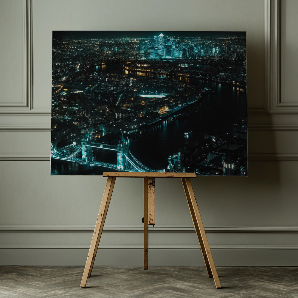 Cyberpunk London - I - Poster / Art Print - interiör