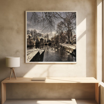 Bruges in Christmas dress - Poster / Art Print - interiör