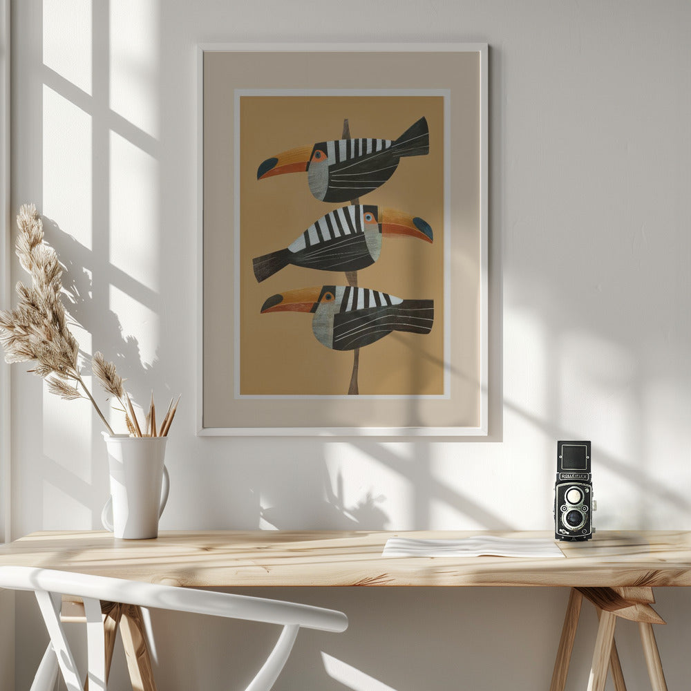 Tropic Trio - Poster / Art Print - interiör