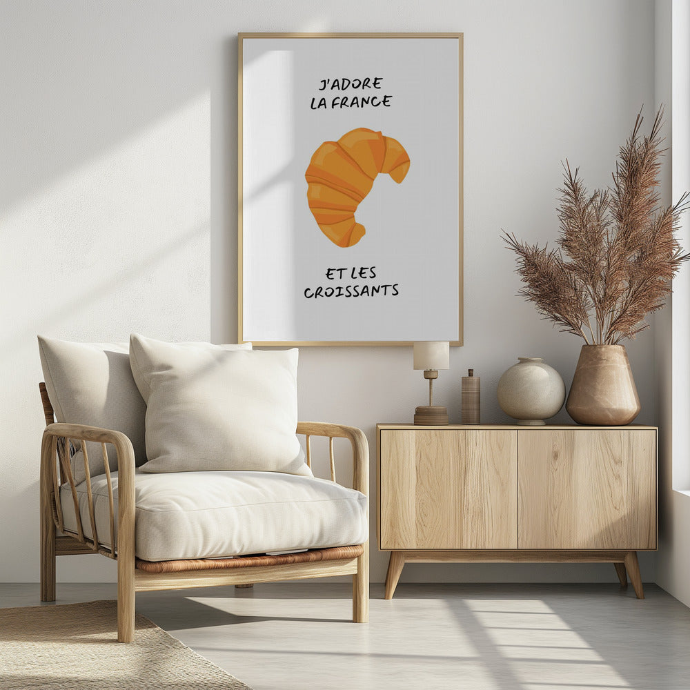 J´adore la france - Poster / Art Print - interiör