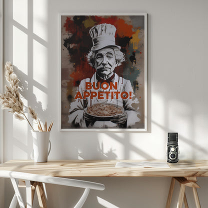 The Pasta Chef - Poster / Art Print - interiör