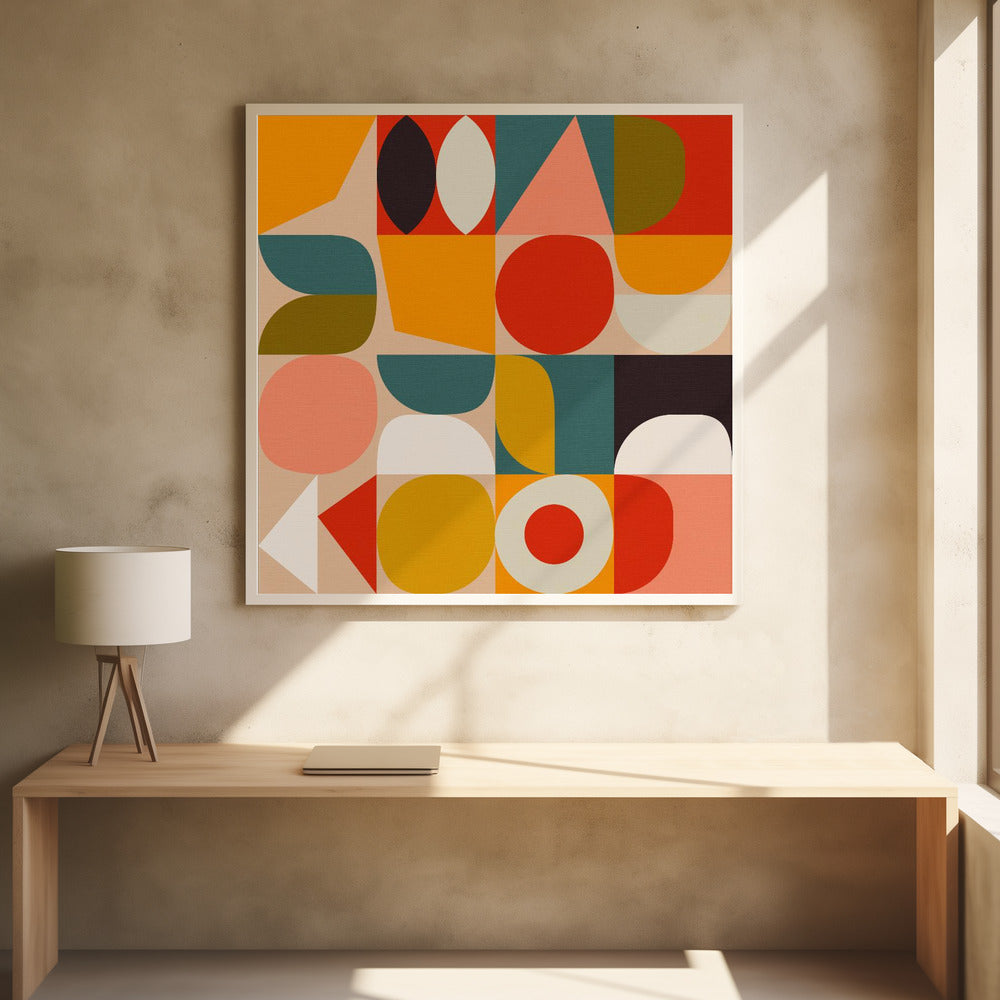 Bauhaus Modern Bold - Poster / Art Print - interiör