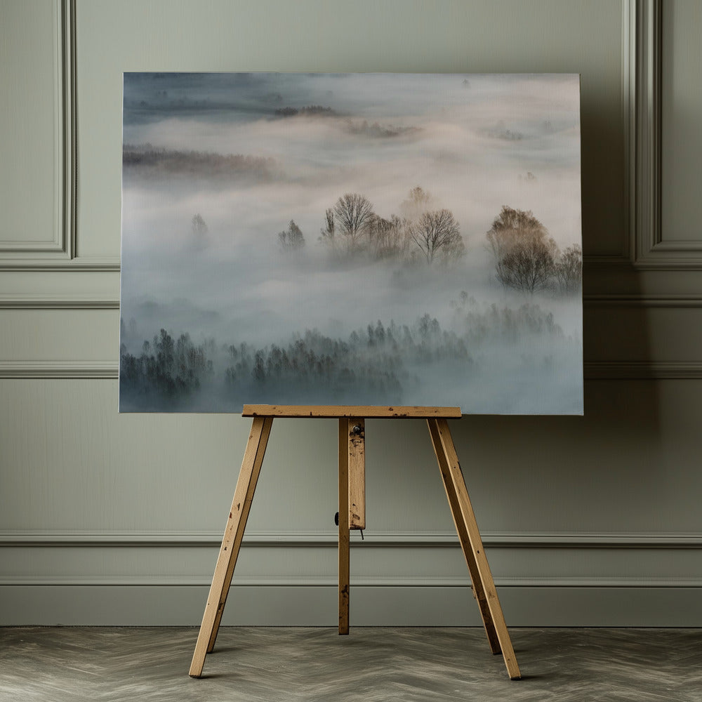 Winter fog - Poster / Art Print - interiör