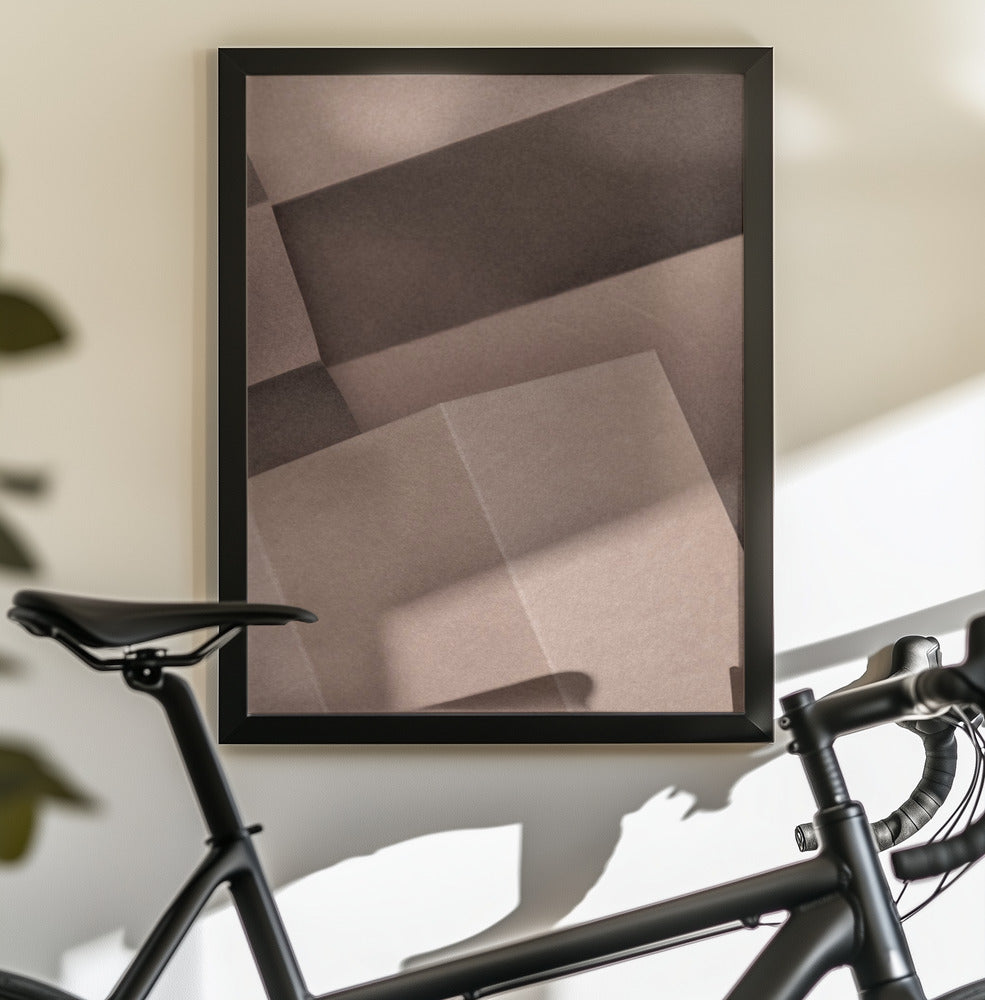 Papers and Shadows 4 - Poster / Art Print - interiör