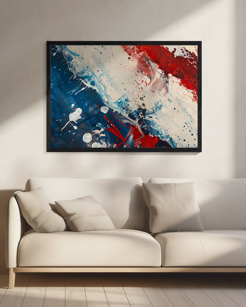 Red White and Blue - Poster / Art Print - interiör