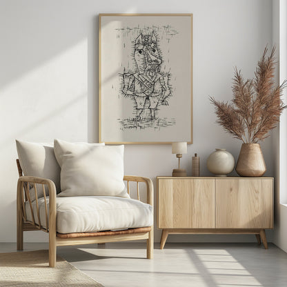 Ass Esel 1925 - Poster / Art Print - interiör