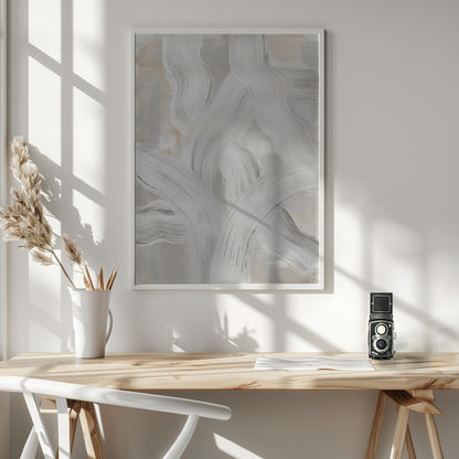 Abstract Brush Strokes 126 - Poster / Art Print - interiör