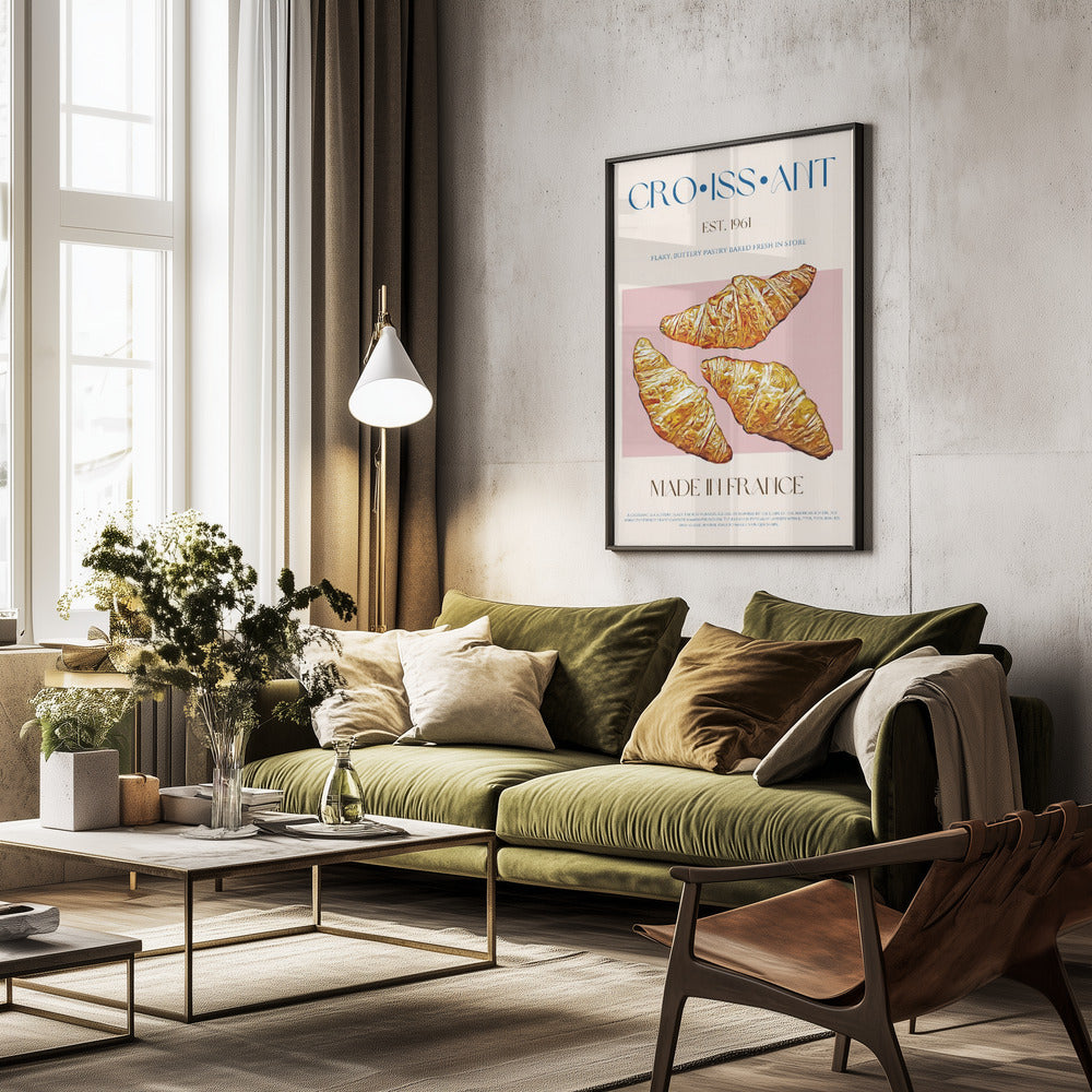 Croissant Print - Poster / Art Print - interiör