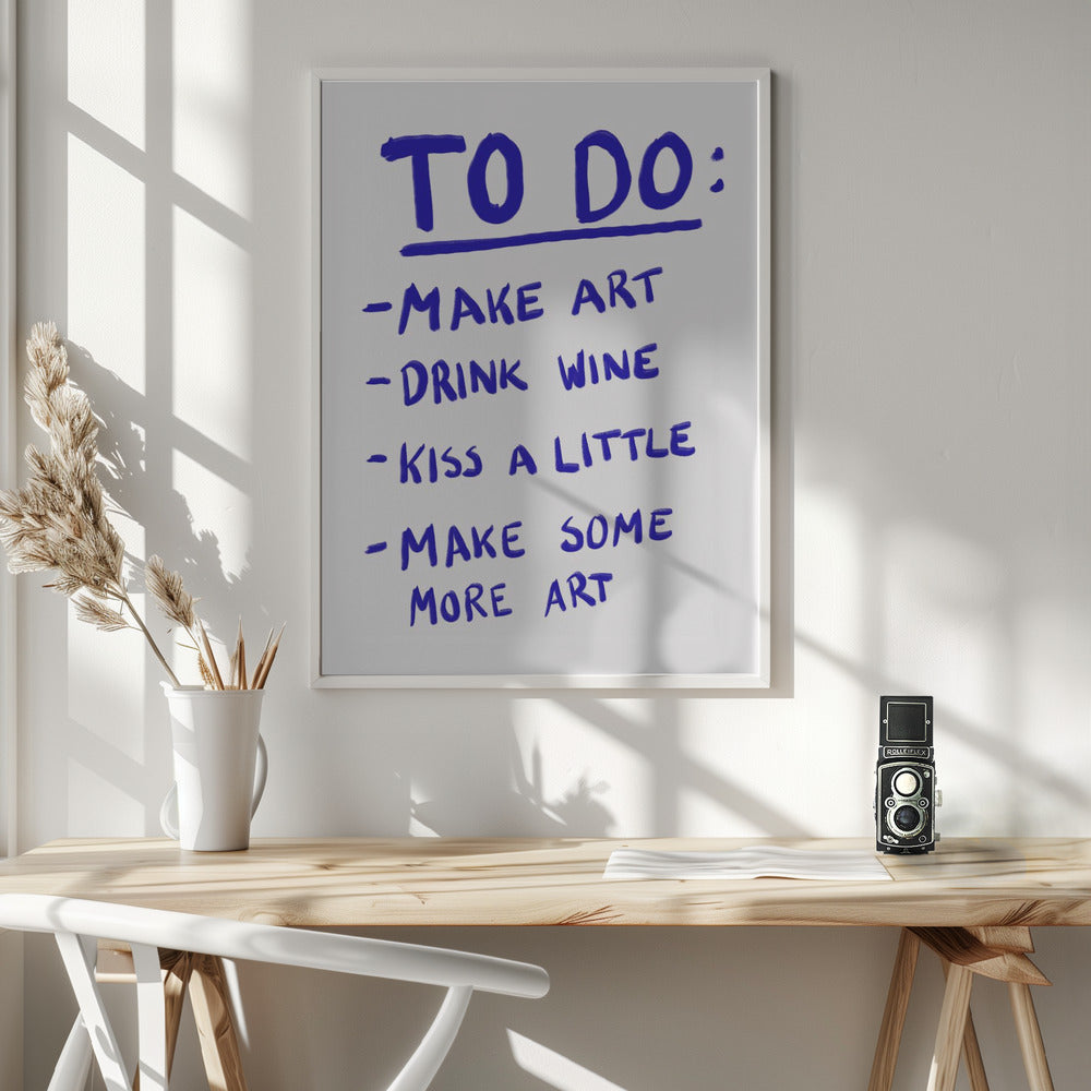 To Do - Poster / Art Print - interiör