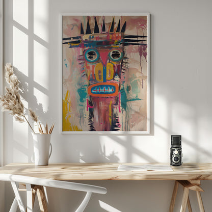 Totem abstract - Poster / Art Print - interiör