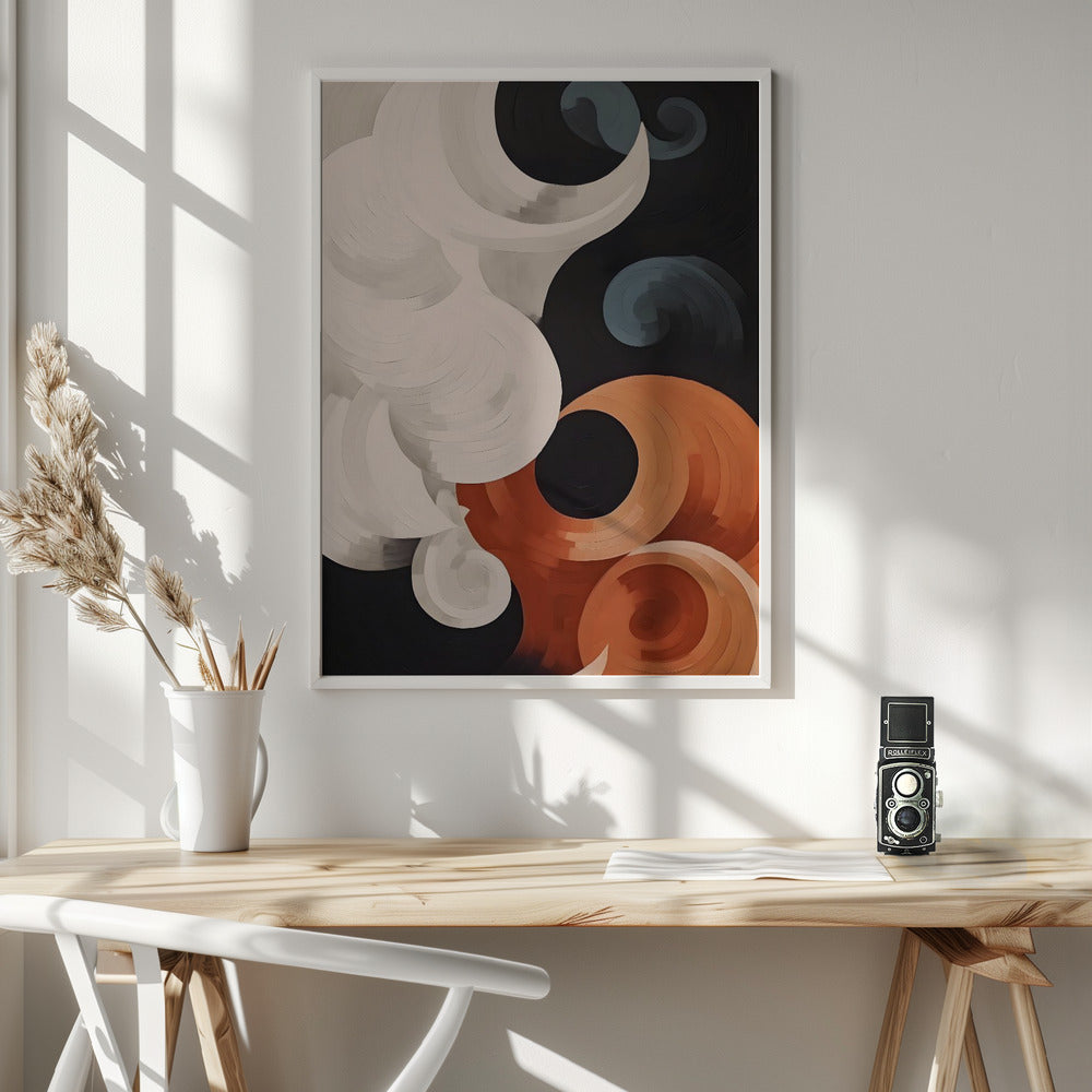 Abstract Clouds No 2 - Poster / Art Print - interiör