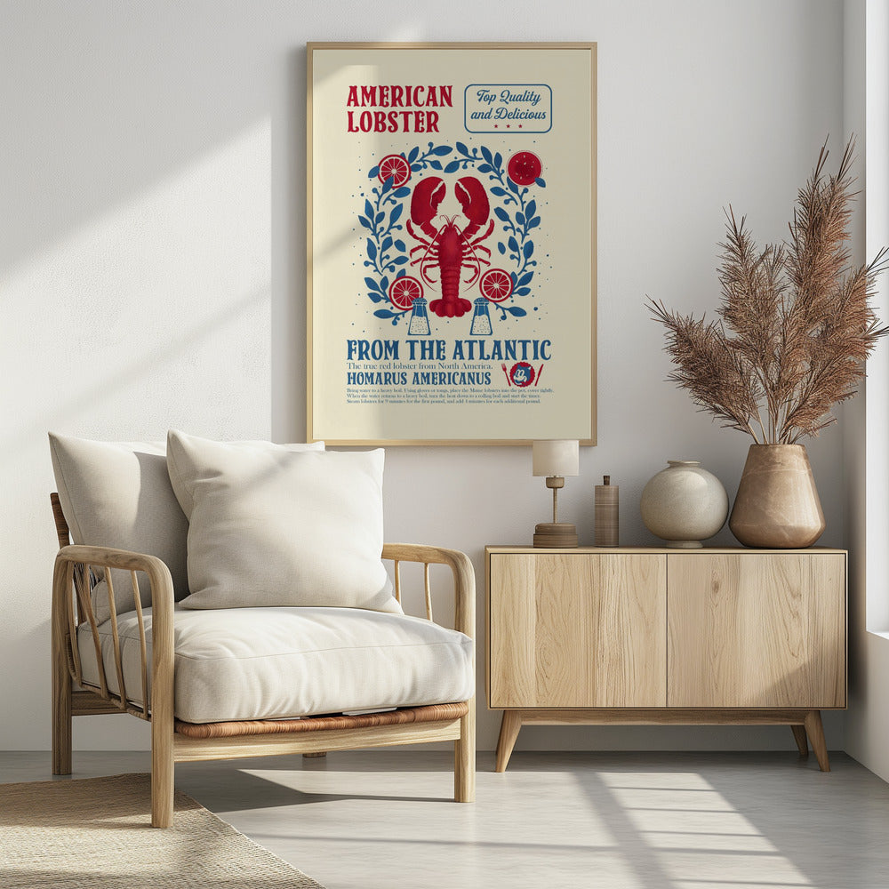 Lobster kitchen print - Poster / Art Print - interiör