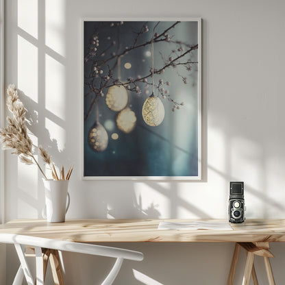Beautiful Easter Eggs - Poster / Art Print - interiör