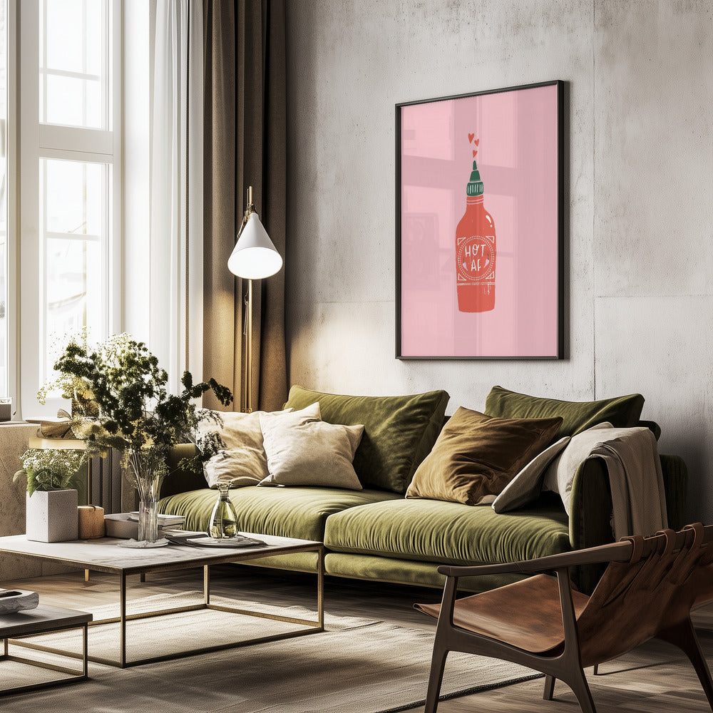 Hot Af - Poster / Art Print - interiör