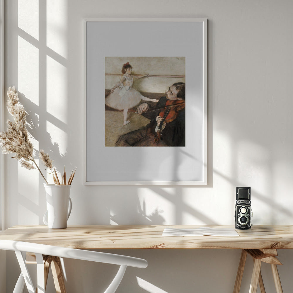 The Dance Lesson No.2 - Poster / Art Print - interiör