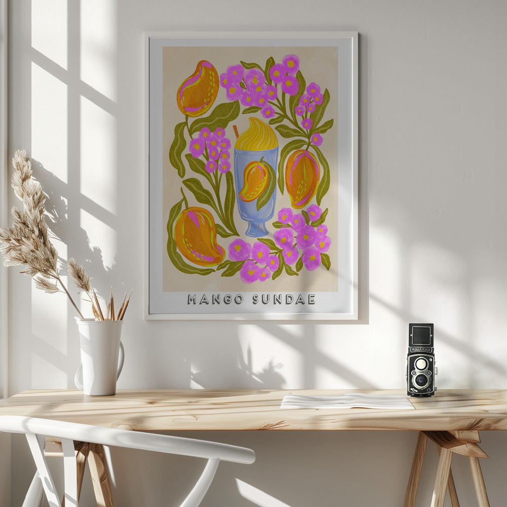 Mango Sundae - Poster / Art Print - interiör