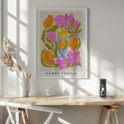Mango Sundae - Poster / Art Print - interiör