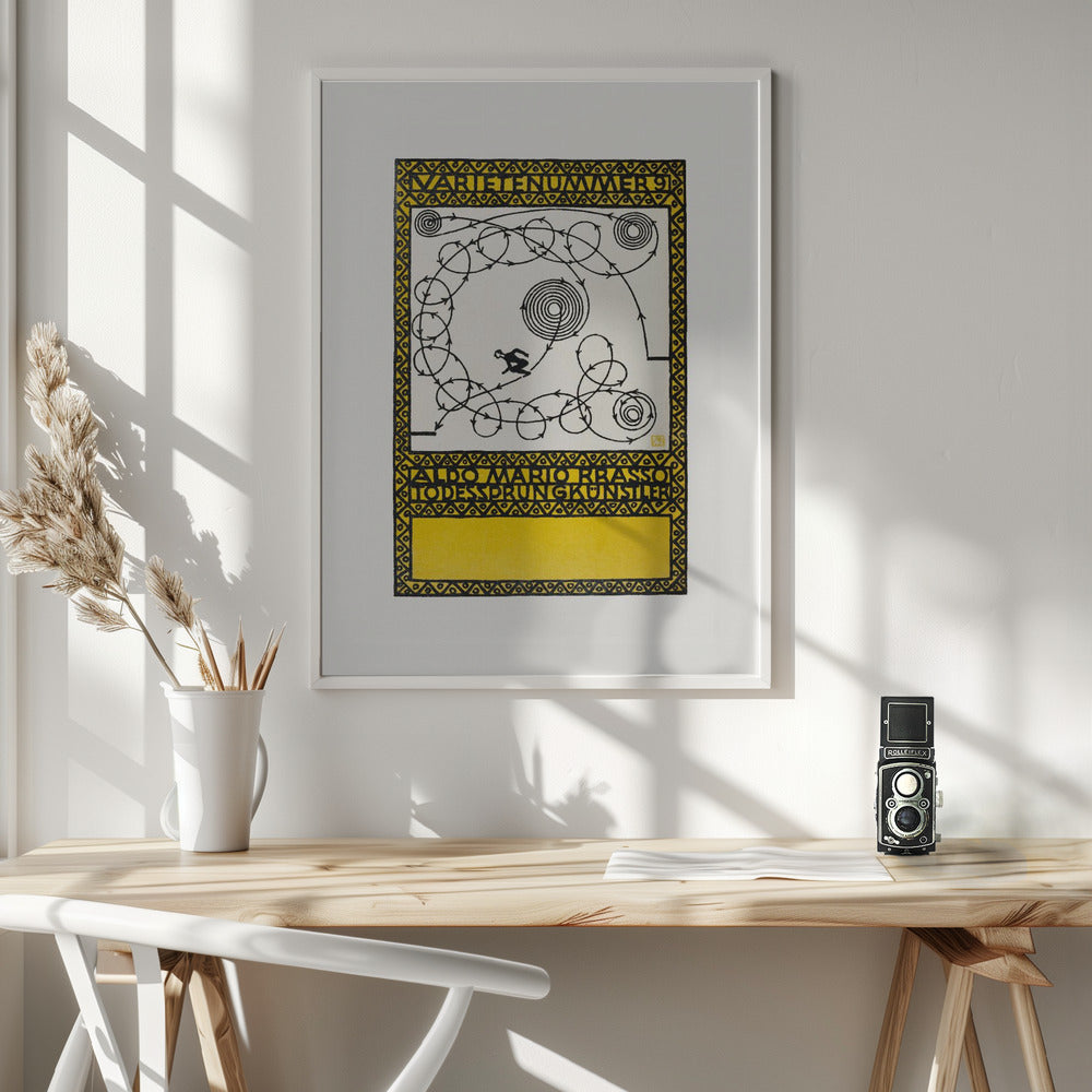 Variety Act 9 - Also Mario Brasso Leap of Death- Poster / Art Print - interiör