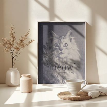 Famous Quote Cat - Poster / Art Print - interiör