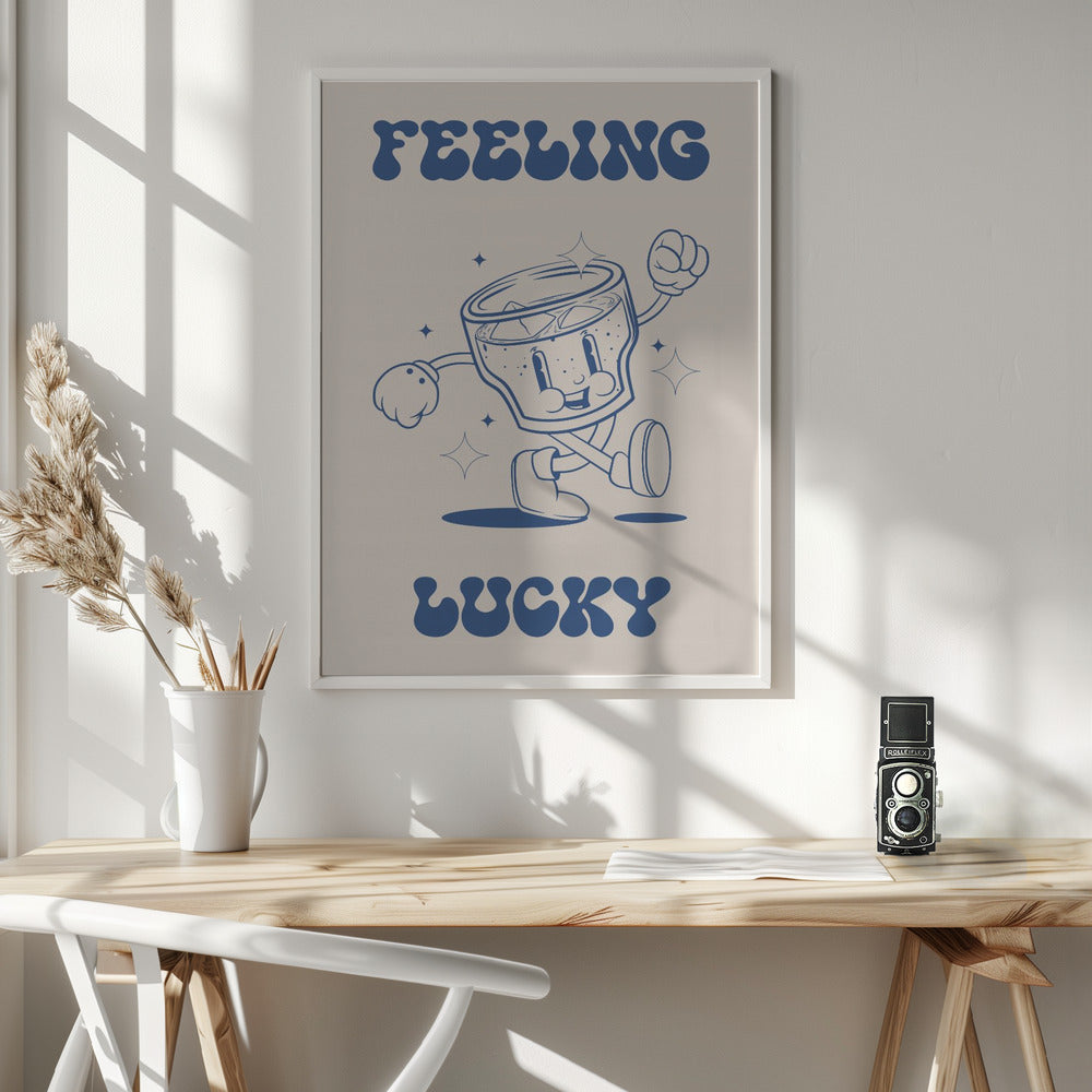 Feeling Lucky - Poster / Art Print - interiör