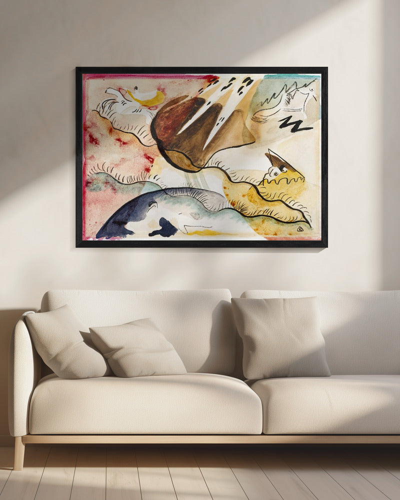 Rain Landscape (1911) - Poster / Art Print - interiör