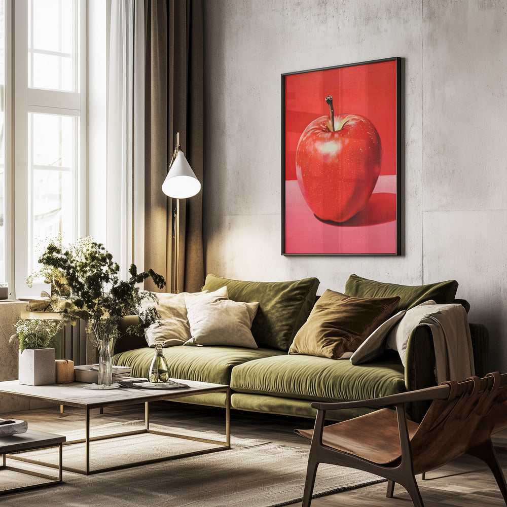 Red Apple - Poster / Art Print - interiör