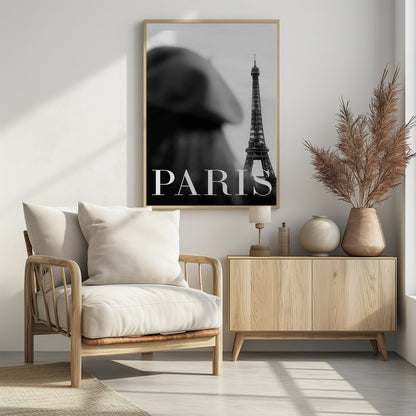Paris Text 4 - Poster / Art Print - interiör