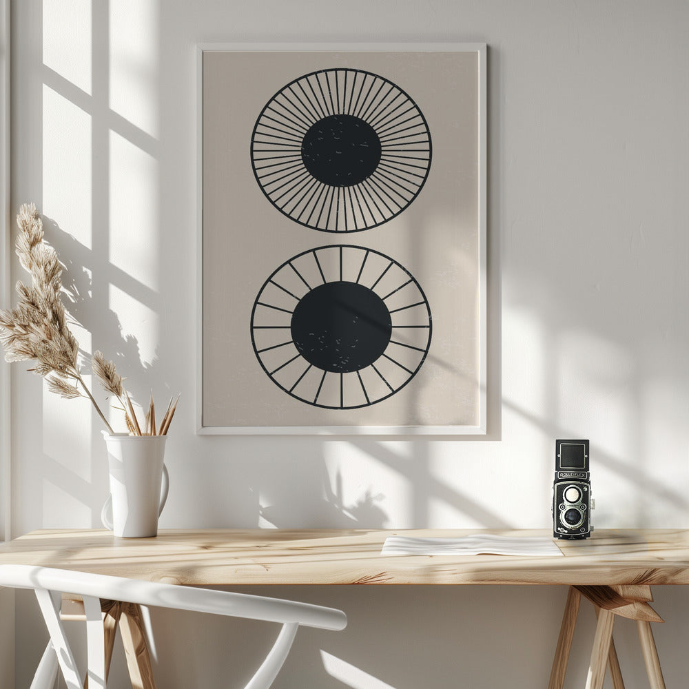 Circles! - Poster / Art Print - interiör