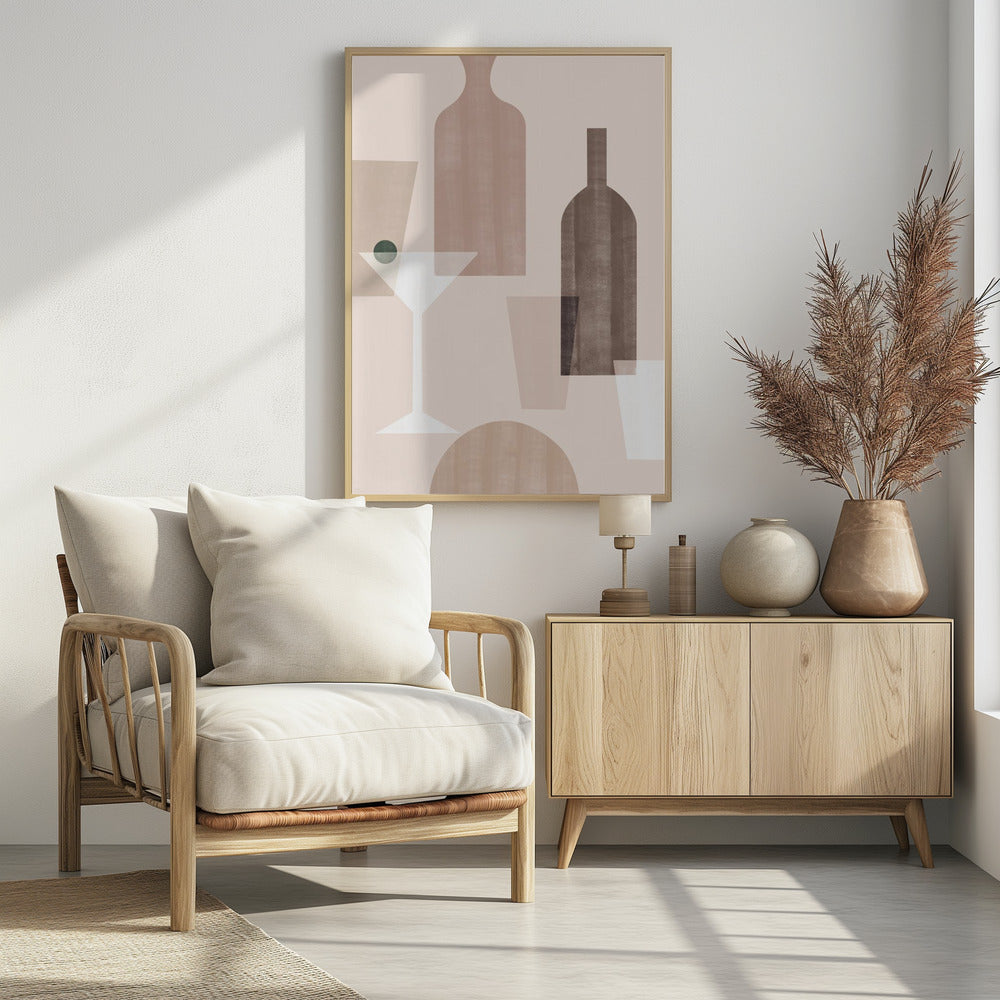 Martini - Poster / Art Print - interiör