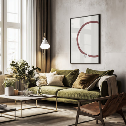 Let's reconnect - Poster / Art Print - interiör