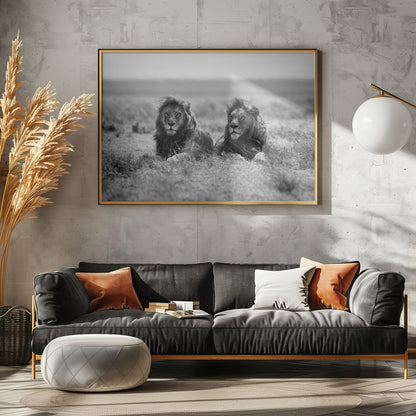 Two kings - Poster / Art Print - interiör