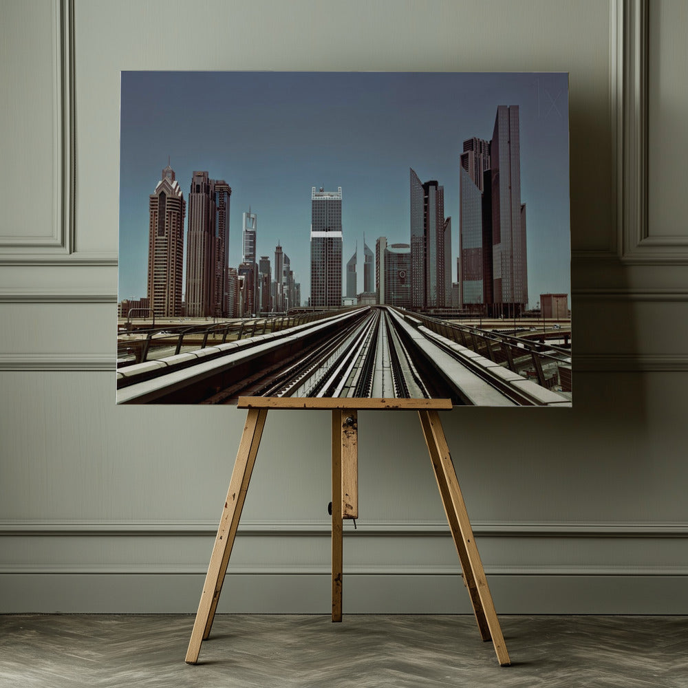 Dubai Metro - Poster / Art Print - interiör