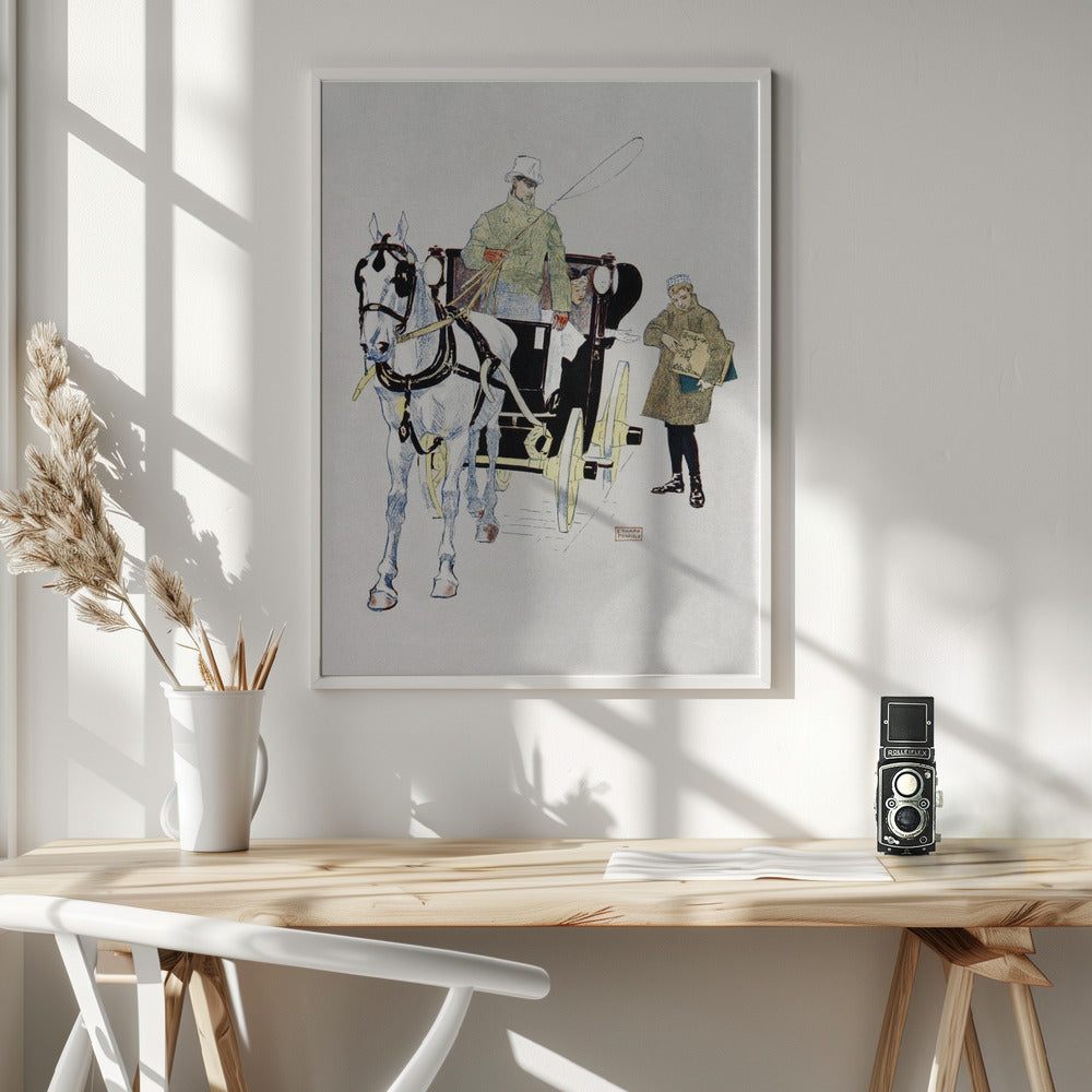 Vintage Carriage (1893) - Poster / Art Print - interiör
