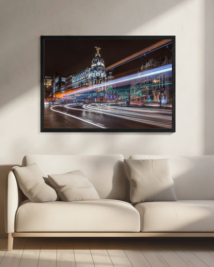 Madrid Traffic - Poster / Art Print - interiör