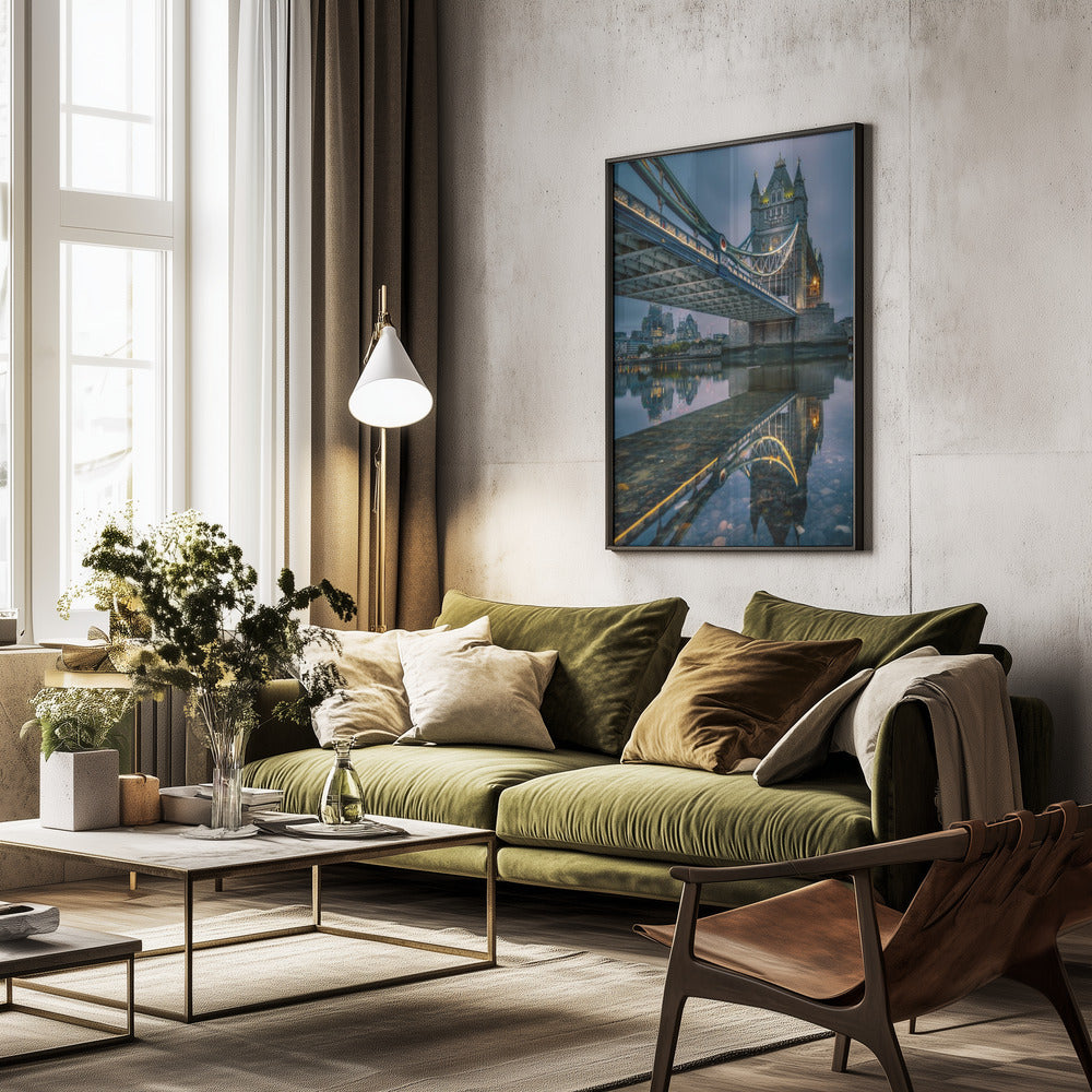 2 worlds - Poster / Art Print - interiör