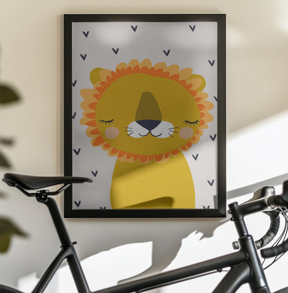 Little Lion - Poster / Art Print - interiör
