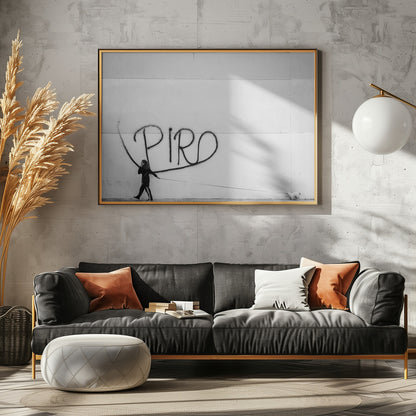 The Lady with the Dog - Poster / Art Print - interiör