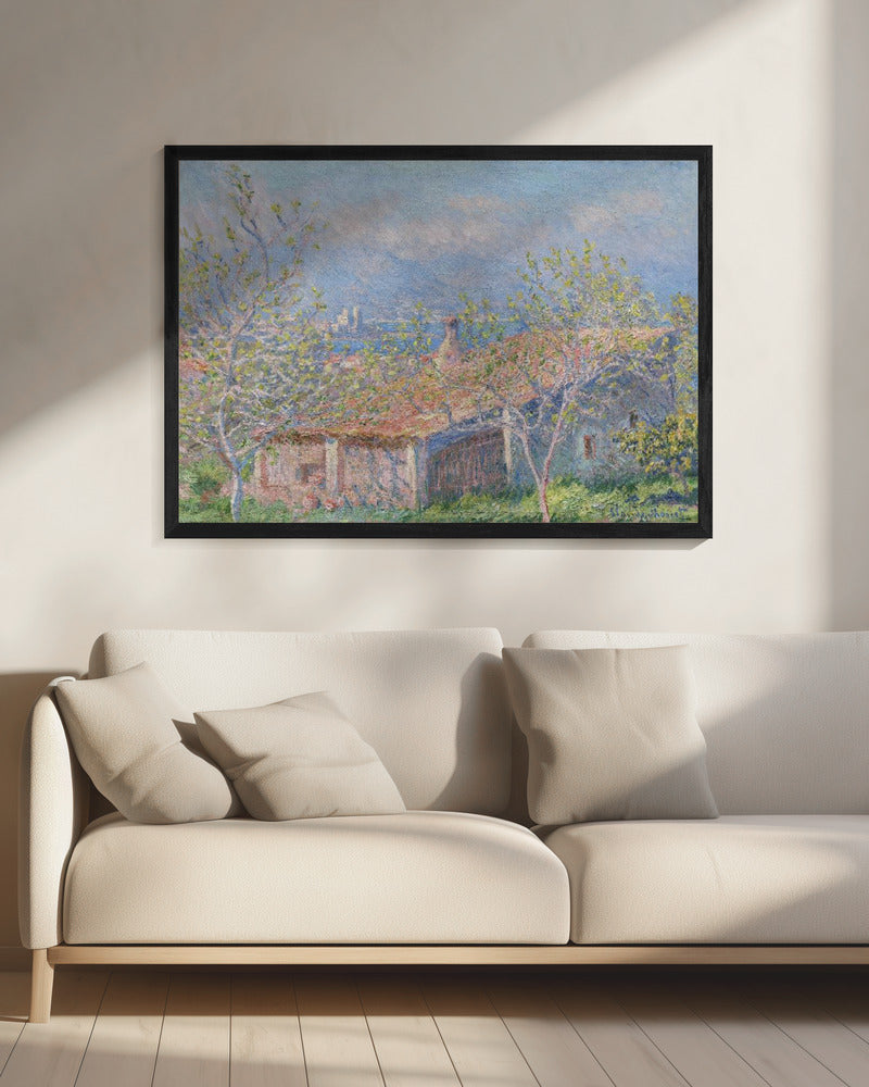 Gardener's House At Antibes (1888) By Claude Monet - Poster / Art Print - interiör
