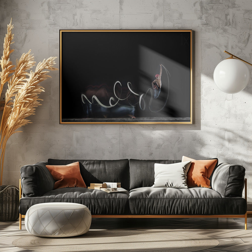 Jump Up & Lite Up Your Life - Poster / Art Print - interiör