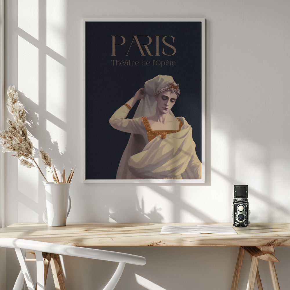 Paris   Theatre De Lopera - Poster / Art Print - interiör