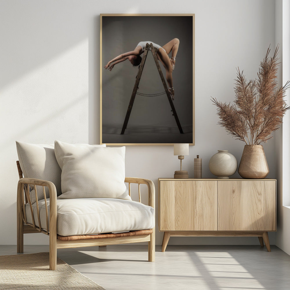 how to use a ladder - Poster / Art Print - interiör