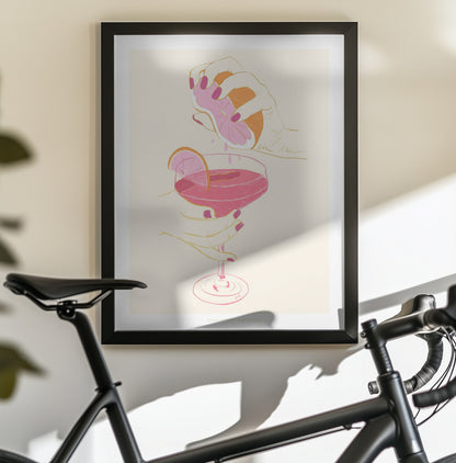 Jlr Cocktail - Poster / Art Print - interiör