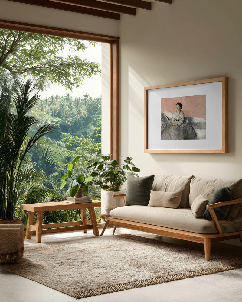 Horse In a Meadow - Poster / Art Print - interiör
