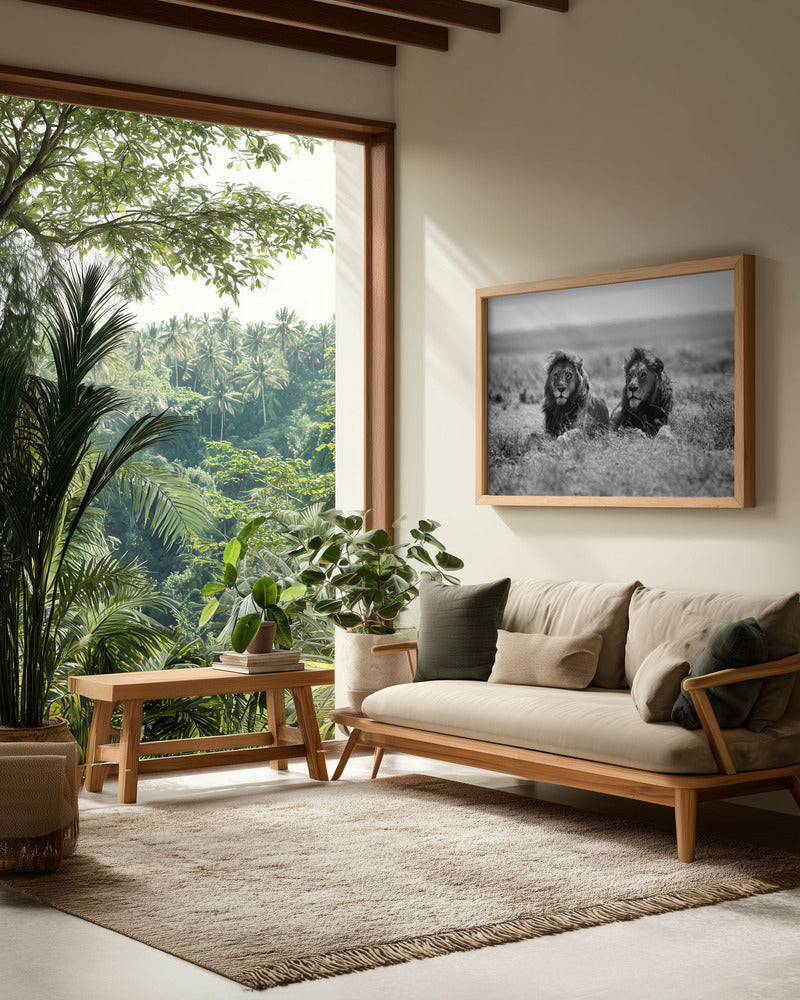 Two kings - Poster / Art Print - interiör